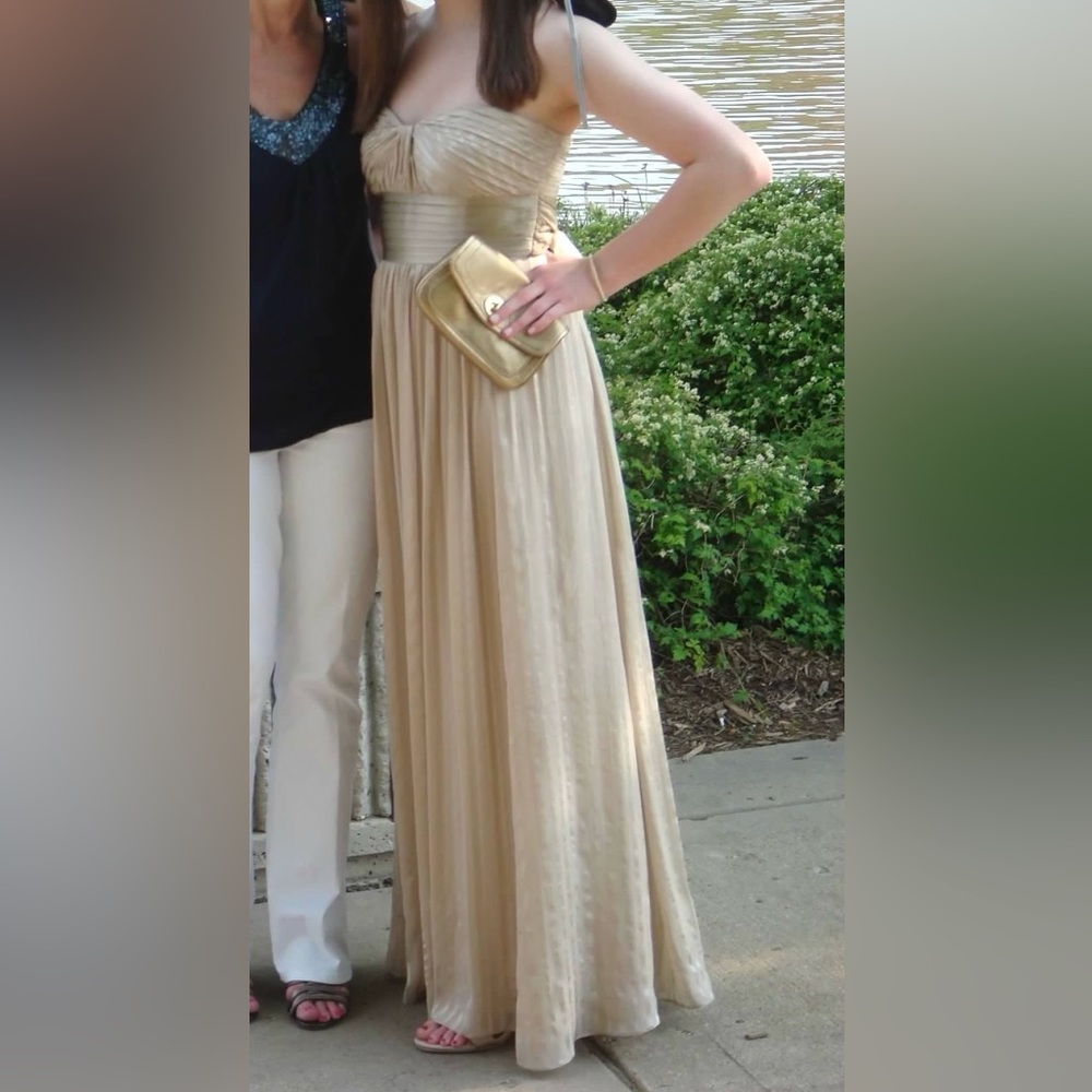 BCBG Maxazria strapless gown